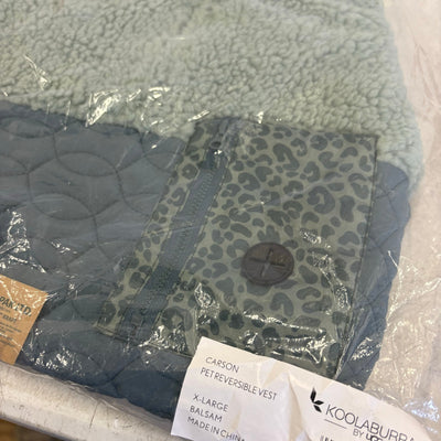 Koolaburra by UGG Pet Carson Reversible Dog Vest - 20-21" Collar, Green - XL