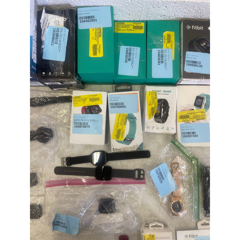 Lot of 32 Smart Watches, Mixed Condition, Amazfit, 3Plus, Xplora, Willful, Yamay
