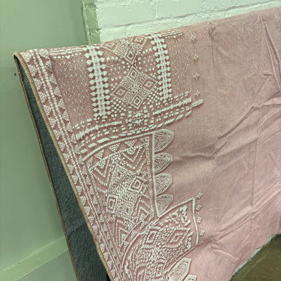 Nicetown 8'x10' Area Rug Thin Machine Washable Non-Slip Stain Resistant - Pink