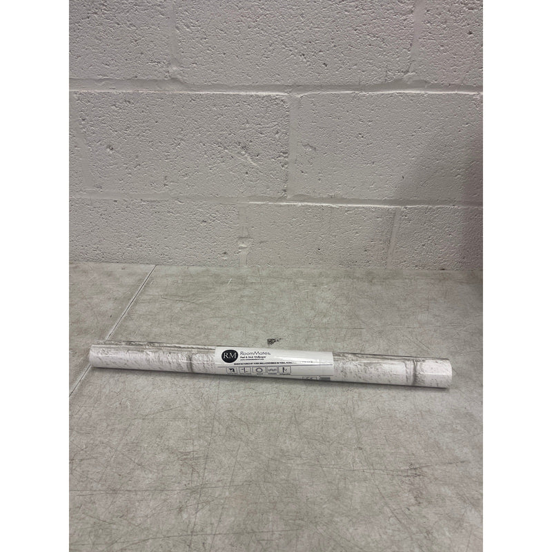 Papel pintado autoadhesivo de ladrillo blanco RoomMates, 28,18 pies cuadrados RMK11237WP