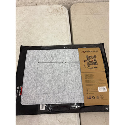 Kebnecase Nordic Stylish 12" Laptop Sleeve/Laptop case/Computer Bag Grey Felt