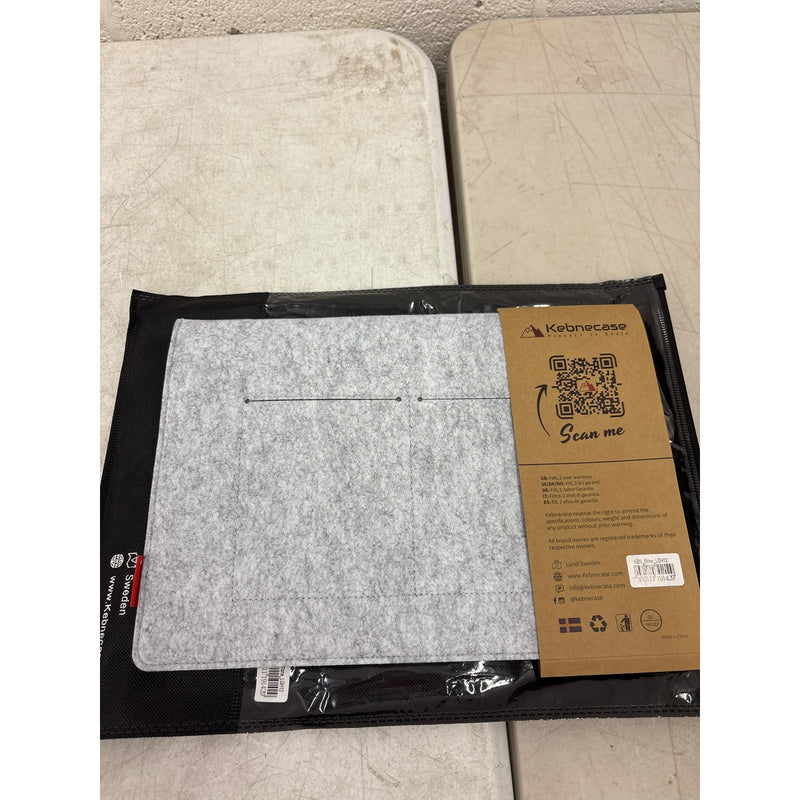 Kebnecase Nordic Stylish 12" Laptop Sleeve/Laptop case/Computer Bag Grey Felt