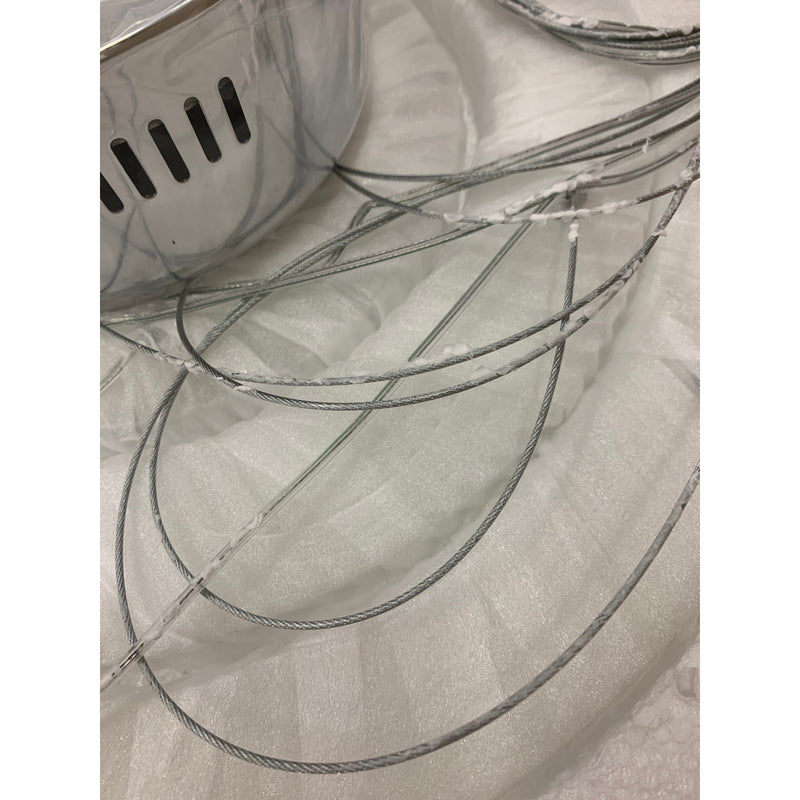 UNITARY Modern LED Acrylic Pendant Lighting With 3 Rings Max 33W Chrome Finish