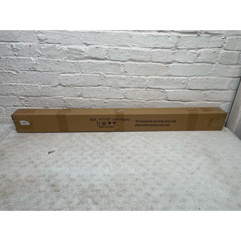 KCO Blackout Roller Shade Blinds for Windows w Valance Cover, 41" x 72", White