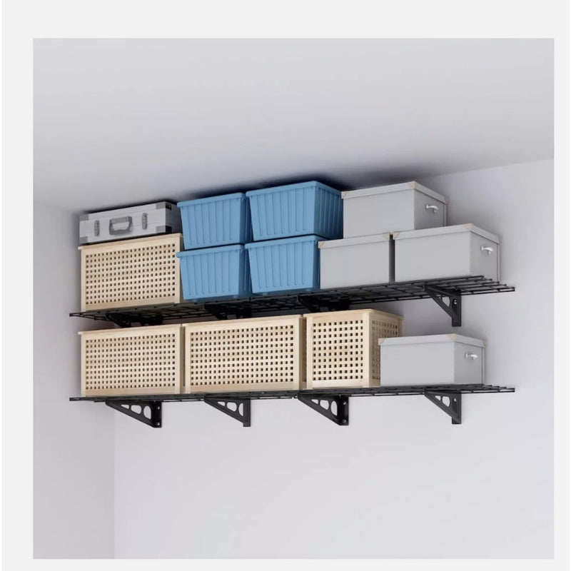 2-PACK FLEXIMOUNTS Wall Shelf Storage Rack 1ft x 6ft SEE DETAILS
