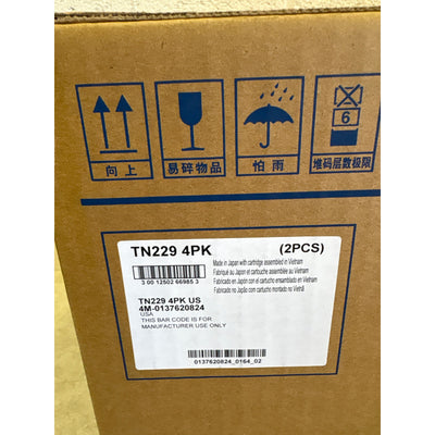 SET-OF-2 Brother Printer Toner Cartridges Black Cyan Magenta Yellow TN2294PK