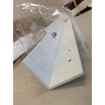 Estantería de pared para garaje de 1,2 m, solo soportes, color blanco, universal, 50,8 cm de profundidad