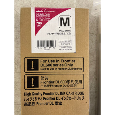 Genuine Sealed Fujifilm DL600 Magenta Ink Cartridge Exp.2024 700mL C13T652310