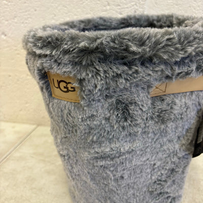 Ugg Dawson Waste Bin with Plastic Insert & Soft Outer Cover, 9"x10.5" - Charcoal