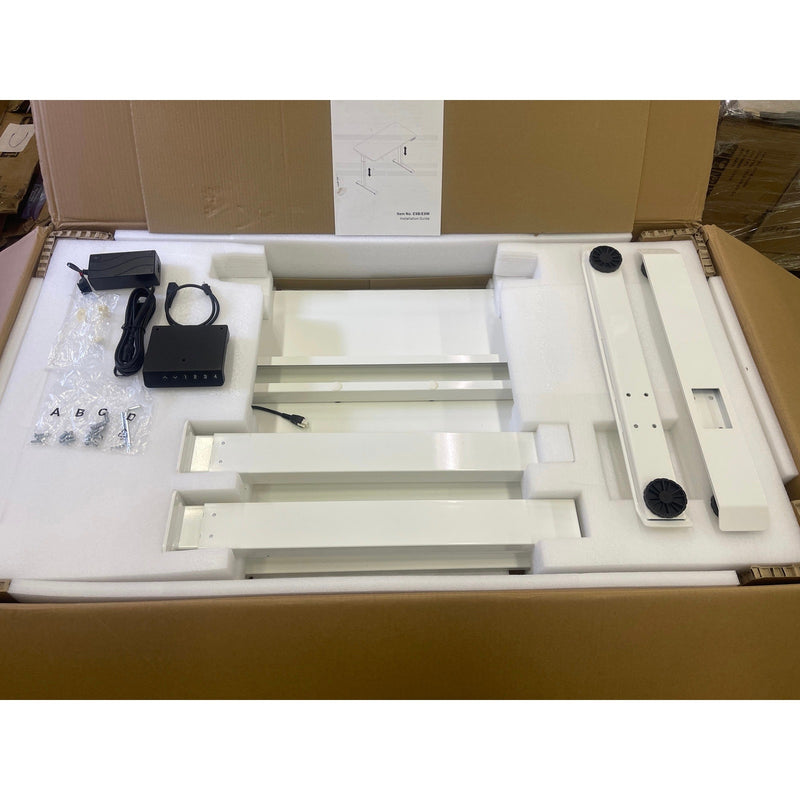FlexiSpot Essential Standing Desk 48" x 24" Electric Height Adjustable White E9W