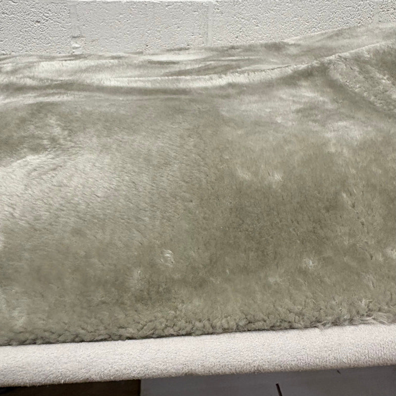 Set-of-2 Large Soft Fuzzy Rugs, 34" x 60" Area Rug, Home Decor, Non Slip - Gray