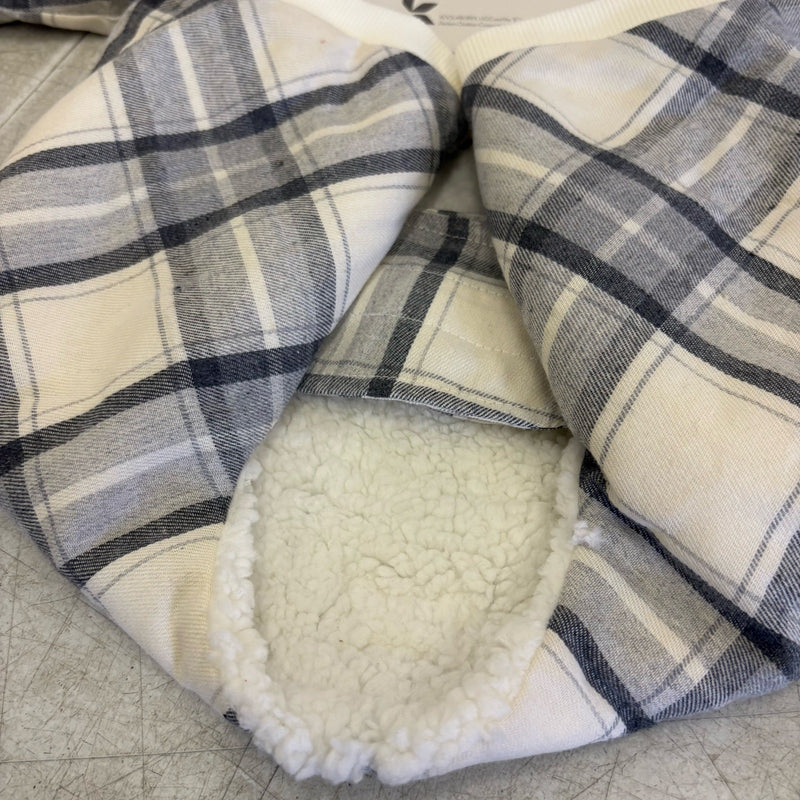 Koolaburra by UGG Pet Alfie Pajama w Hood Dog 17-18" Collar Gray Plaid - Large