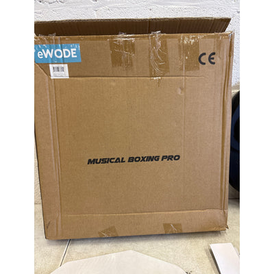 Musical Boxing Pro with Gloves, Controls for Speed and Mode, Bluetooth - Black