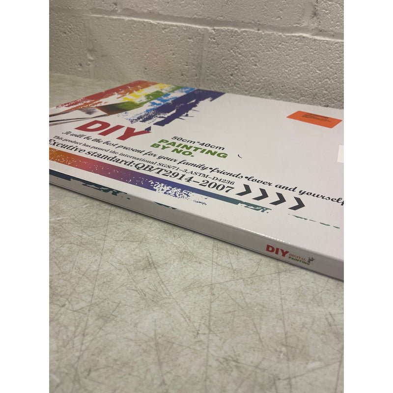 Paint by Numbers Kit for Adults Framed- Sunflower Canvas w Wooden Easel 20"x16"