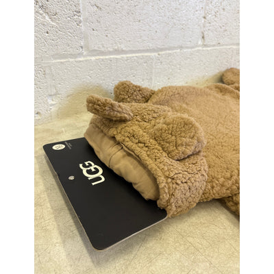 UGG Classic Sherpa Pet PJ's, Hook & Loop Straps, Soft & Cozy, Tan -Xtra Large