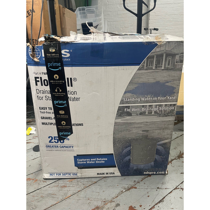 NDS 50 Gal. Flo Stormwater Dry Well System Kit w 3 Side Panels & 1 Cover, FWAS24