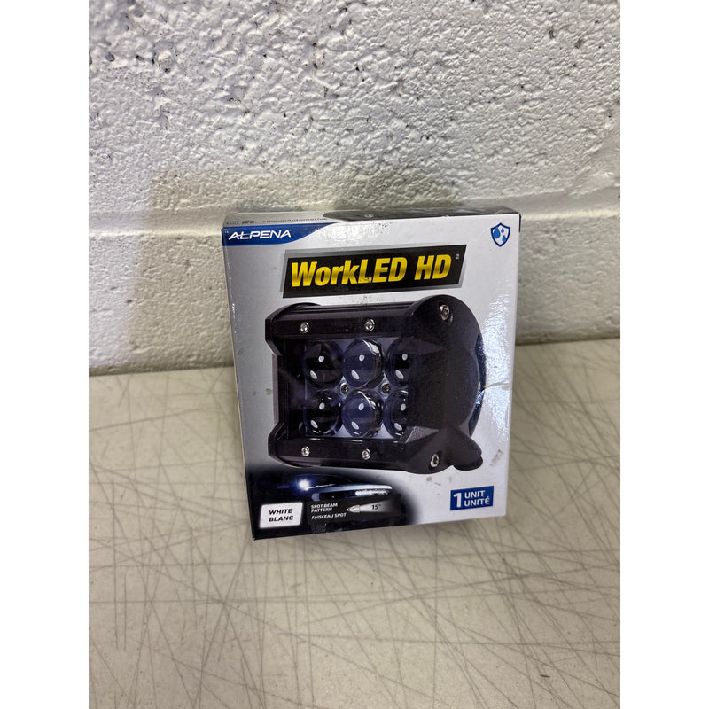 Alpena WorkLED HD Compact Spot Beam LED  Light for Utility, Task, Off-Road