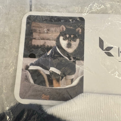 Koolaburra by UGG Pet Fuzzy Dakota Dog Sweater- 20-21" Collar Blue / White - XL