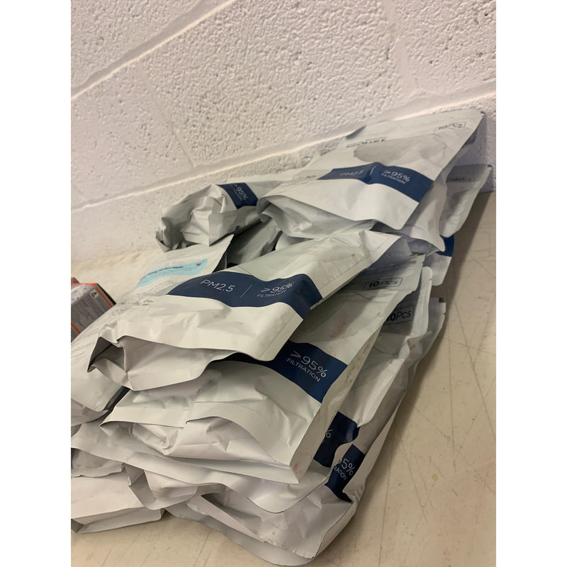 Lote de 160 mascarillas desechables KOLOSSUS para lijado y pintura, respirador KN95