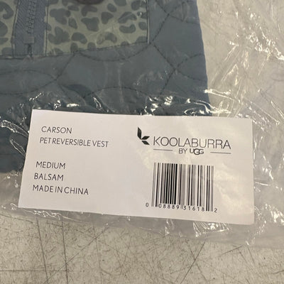 Koolaburra by UGG Pet Carson Reversible Dog Vest - 15-16" Collar, Green - Medium