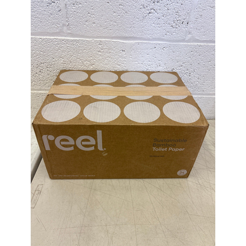 Reel Premium Toilet Paper - 24 Rolls of Toilet Paper - 3-Ply Septic Safe