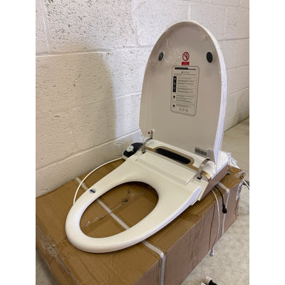 Bidet Toilet Seat, Elongated, Smart Toilet, Seat Warmer, LED Display - White