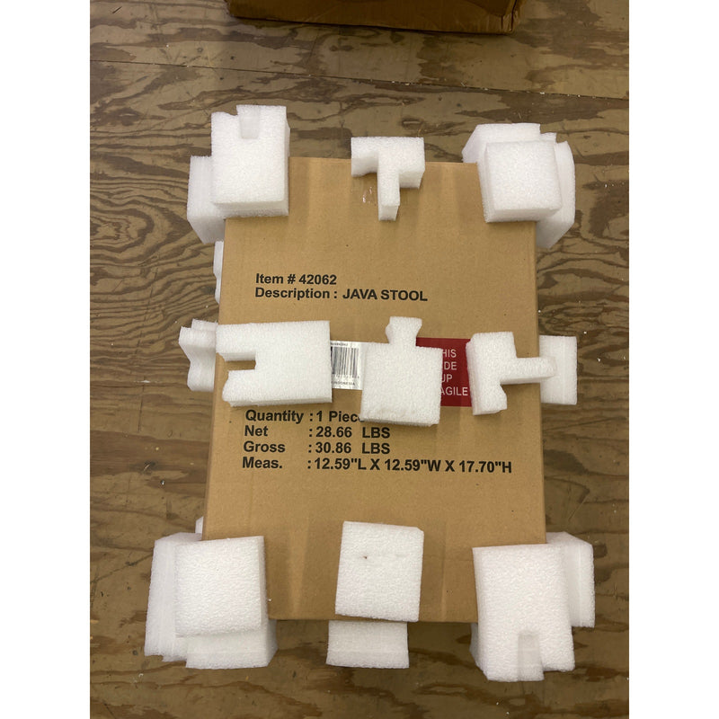 Deco 79 Teak Wood Side End Accent Table Carved End Table 12" x 12" x 18", Brown