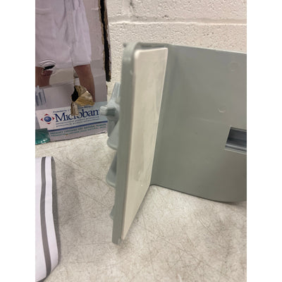 Medline Bathtub Grab Bar Microban – Bathroom Wall Support Handle, Non-Slip GRAY