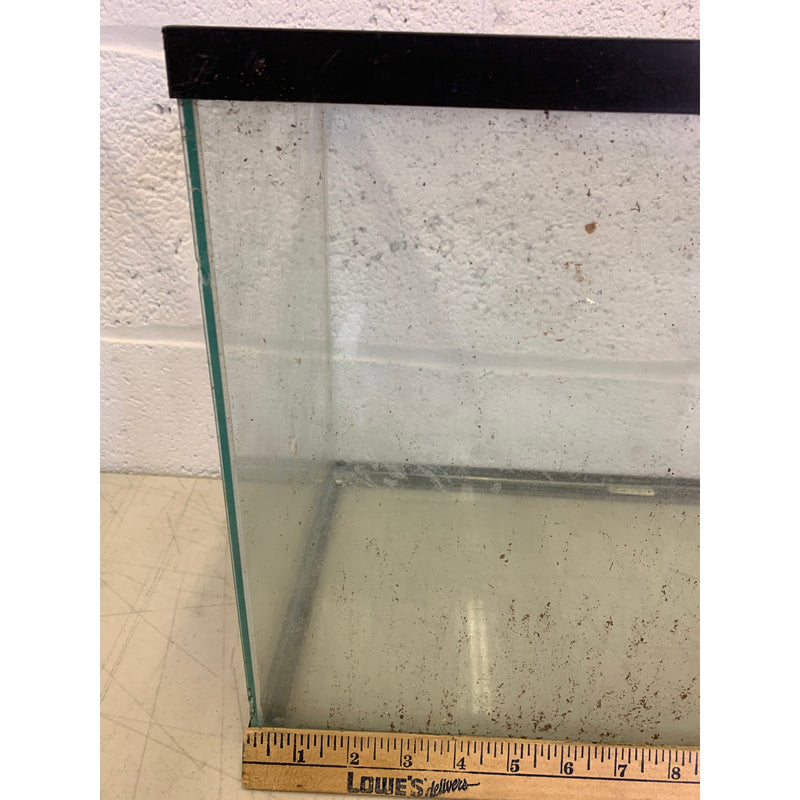 10 Gallon Fish Tank Reptile Enclosure, Terrarium, Aquarium NO LID 20" x 10"