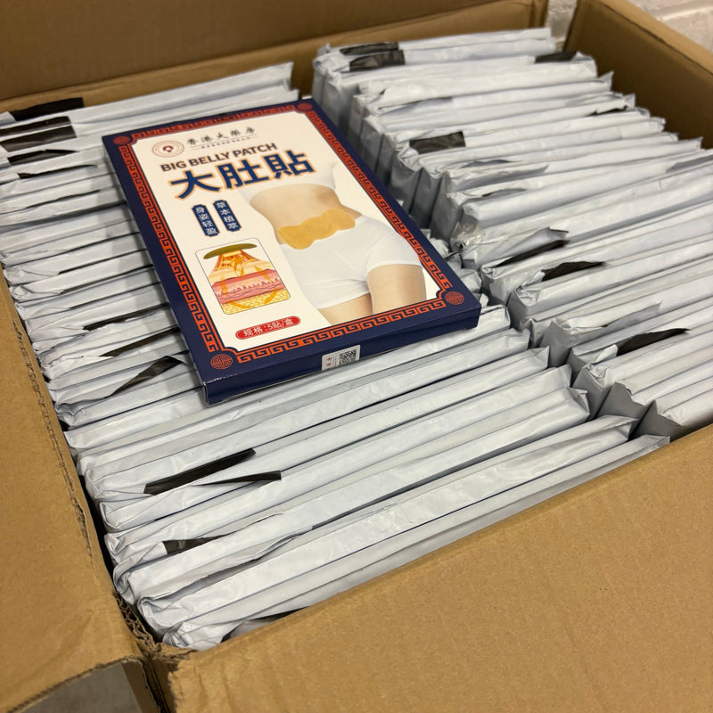 136-Boxes, 5-per-Box Big Belly Patch, Herbal Extracts Belly Sticker, Slimming