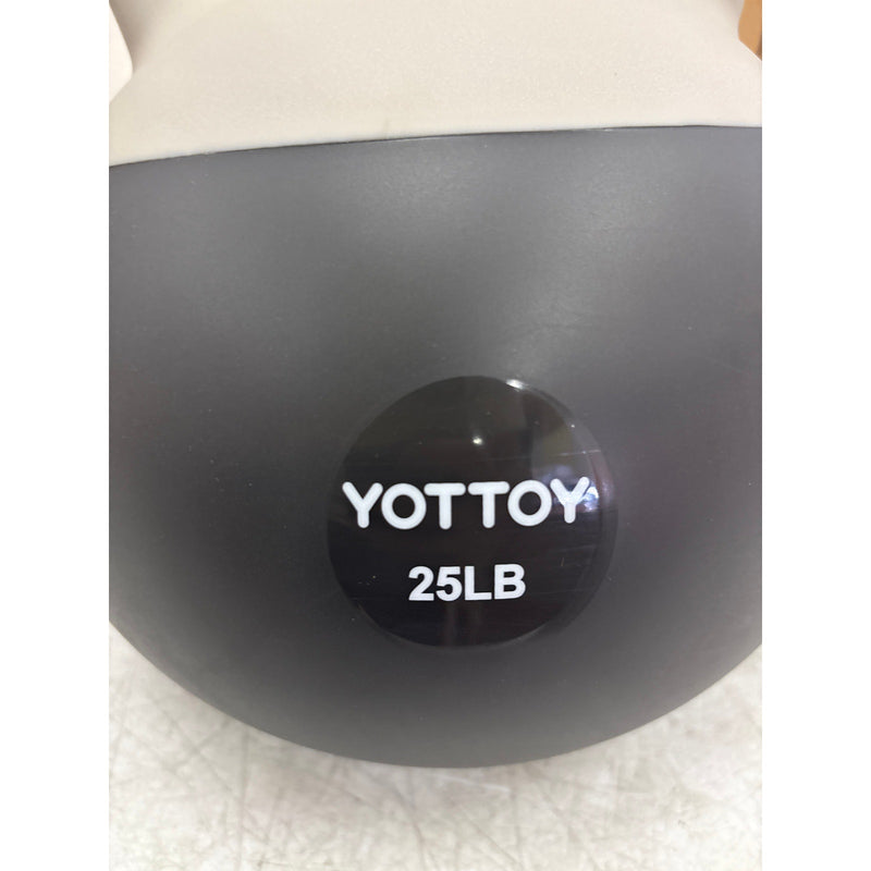 YOTTOY 25 lbs Soft Kettlebell for Strength Training Kettlebell Soft-Sided
