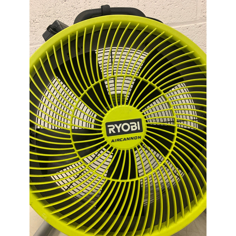 RYOBI 18V Cordless WHISPER SERIES Air Cannon Fan FAN & CORD ONLY PCL813B