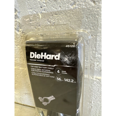 DieHard Battery Cable Top Post, 56" Long, 4 Gauge, Positive / Negative Terminals