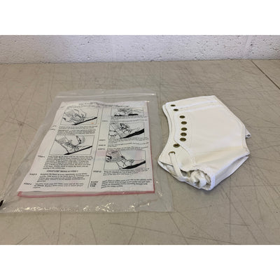 Swede-O Ankle Lok Support with Knit Tongue, Large Ankle Brace White Sprain