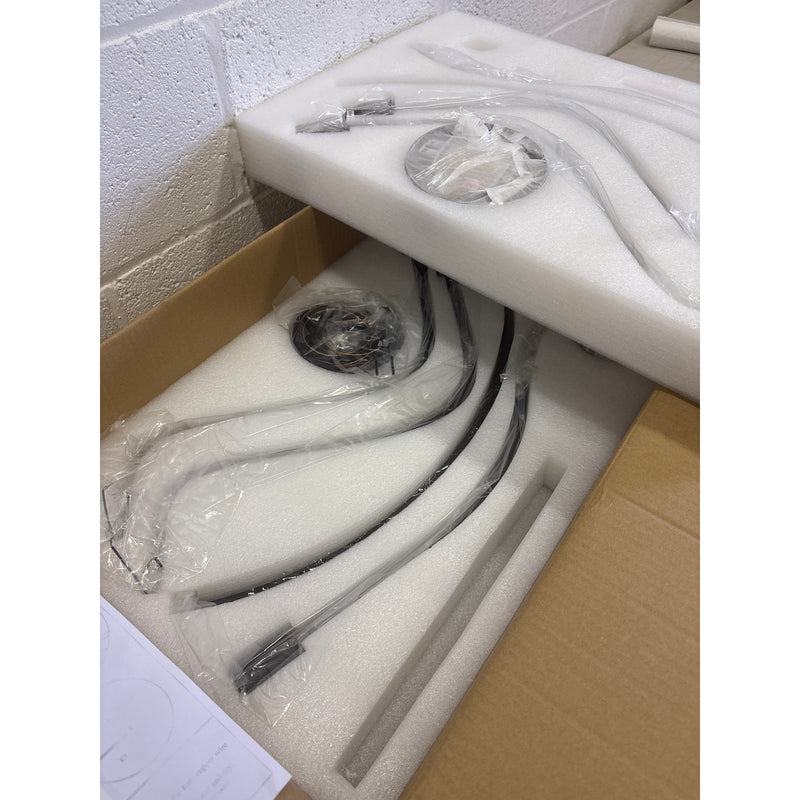 TDGXFL 6-Light Black Chandelier Light Fixture Wagon Wheel Chandelier 28.6in E12