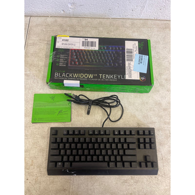 Razer - BlackWidow V3 TKL Wired Gaming Keyboard Mechanical Green Clicky Tactile
