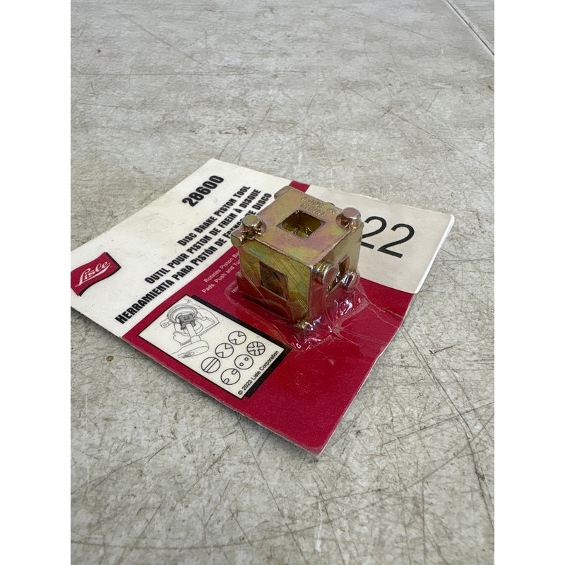 Lisle Disc Brake Piston Tool Used to Rotate Piston Back in Brake Caliper 28600