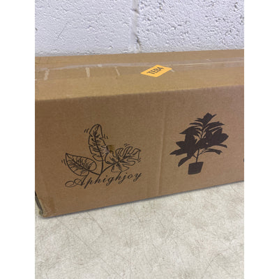 2-Pack Fake Plant Artificial Croton 23.6'' Tall Colorful Leaves Faux Croton Palm