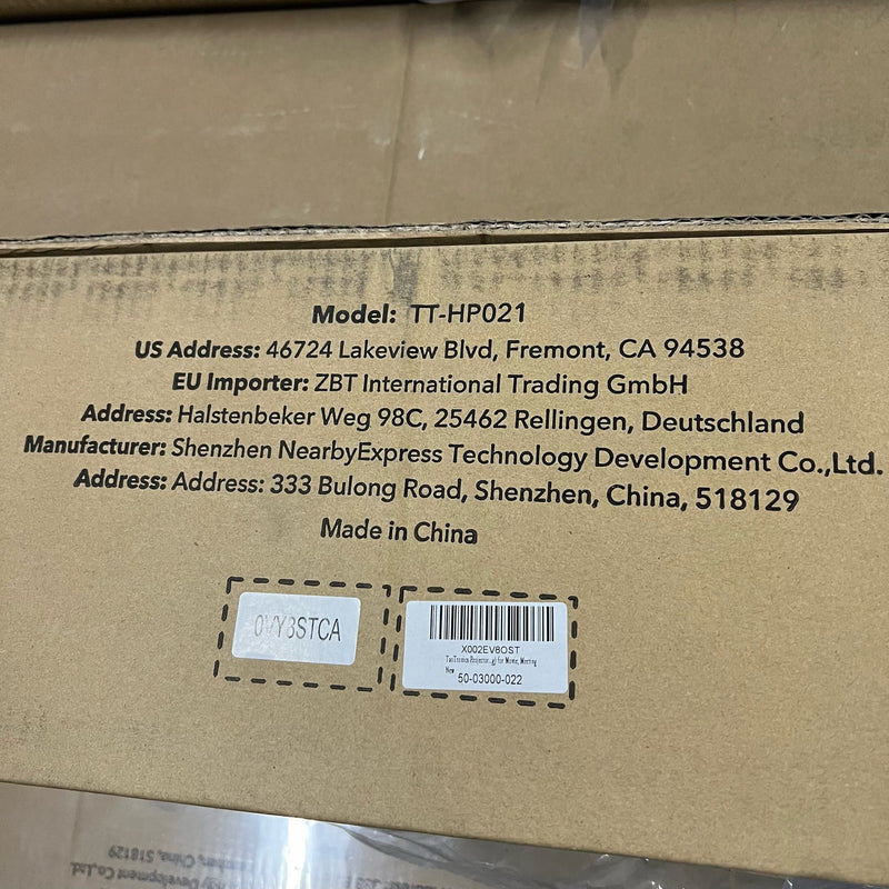 100-Inch Taotronics  4:3 Projector Screen, Adjustable, Metal Tripod Base BRAND NEW