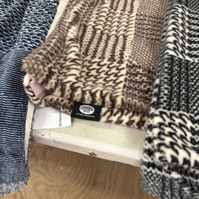 5-Pc Throw Blankets, Fuzzy, Warm& Cozy Plush Reversible Blankets, Assorted Sizes