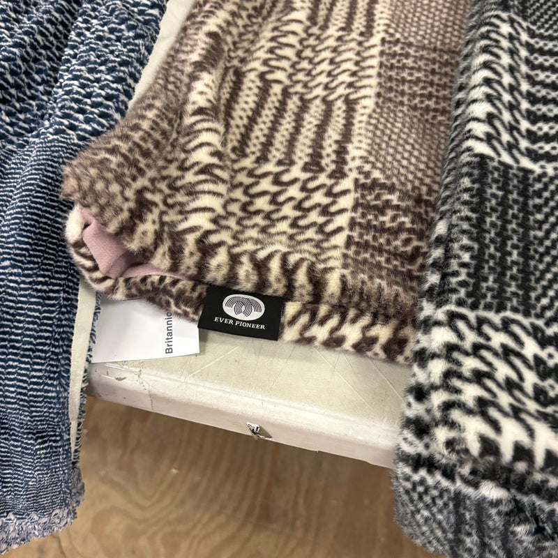 5-Pc Throw Blankets, Fuzzy, Warm& Cozy Plush Reversible Blankets, Assorted Sizes