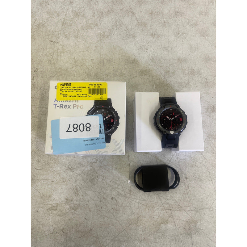 Amazfit T-Rex Pro Smartwatch 1.3" Polycarbonate, Meteorite Black W2013OV1N