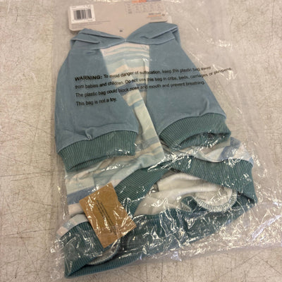 Koolaburra by UGG Pet Hooded Sweatshirt Dog Jacket 12-13" Collar, Aqua - Small