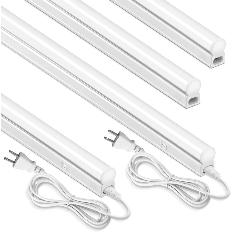 Monios-L LED Shop Lights 4FT,2000lm 4000K T5 Super Bright,Under Cabinet Ceiling
