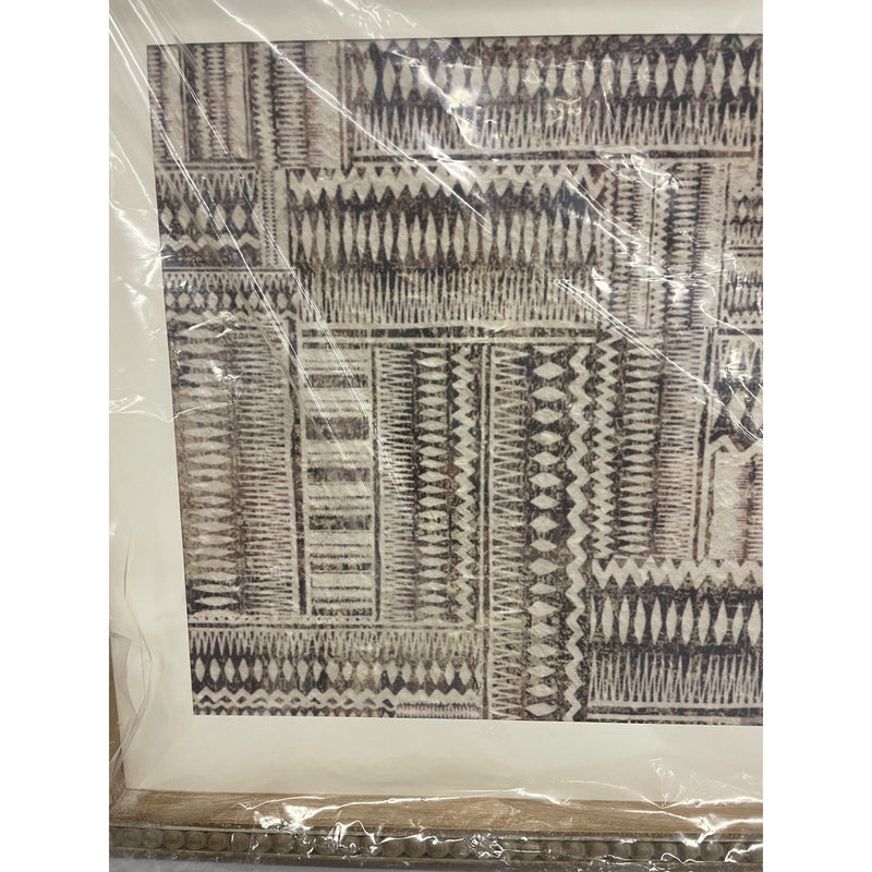 HONCOEN Wooden Wall Decor Modern Sculpture Plaque Wall Art, 20.1" x 15.4"