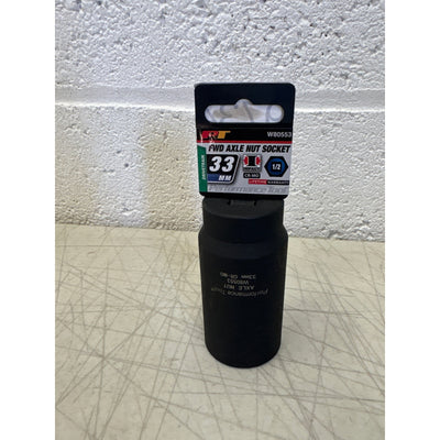 Performance Tool 33mm Front Wheel Drive Axle Nut Socket - 1/2" Drive - W80553