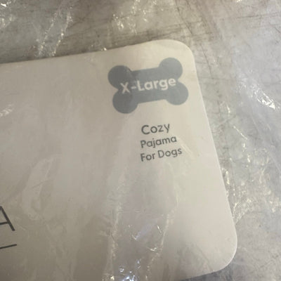 Koolaburra by UGG Pet Cozy Pajama w Hood Dog 20-21" Collar Red Plaid, Xtra Large