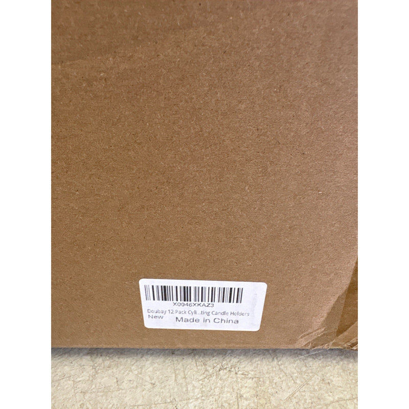 12-Pack 10” x 3.25" Clear Glass Cylinder Candle Holders, Vases, Home Decorations