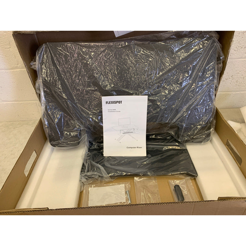 Flexispot 31" Standing Desk BLACK Office Desk w Keyboard Tray Lightweight M18MB