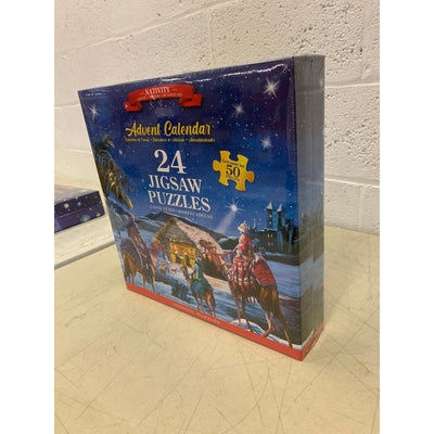 Eurographics Puzzles Nativity 50pc Puzzle 24 Day Advent Calendar